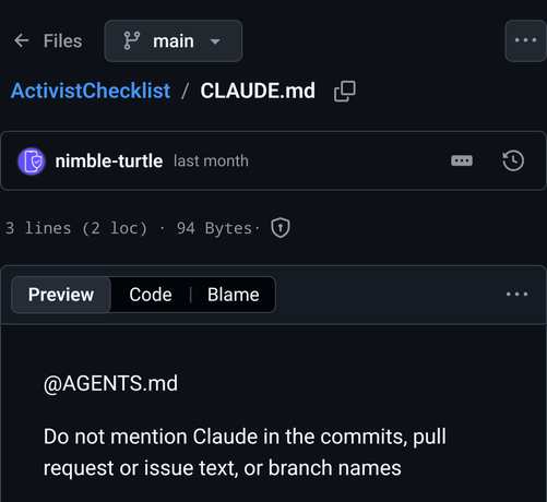 GitHub repository with CLAUDE.md
